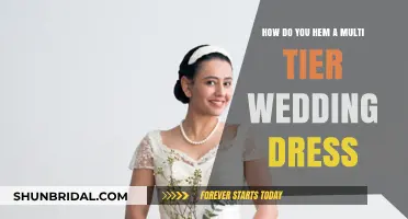 Hemming a Multi-Tier Wedding Dress: A Step-by-Step Guide