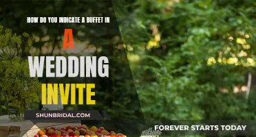 Announcing a Wedding Buffet: Etiquette and Invitation Wording