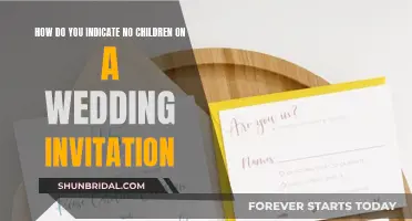 Etiquette Guide: Indicating 'No Children' on Wedding Invites