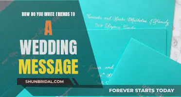 Crafting a Heartfelt Wedding Invite Message for Your Friends