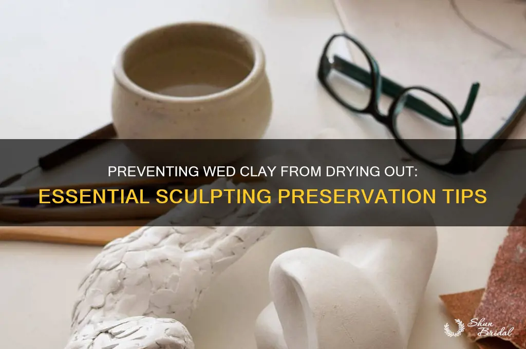 how do you keep wed clay from drying when sculpting