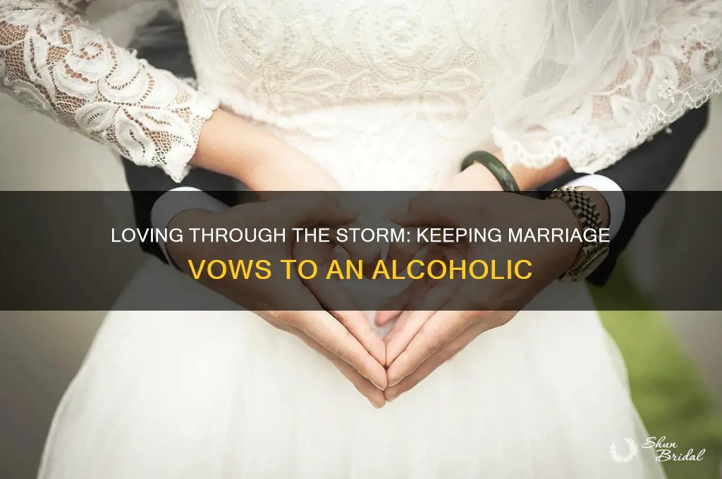 how do you keep your marriage vow to an alcholic