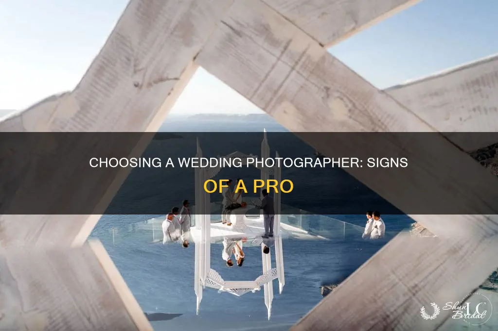 how do you know a good wedding photographer