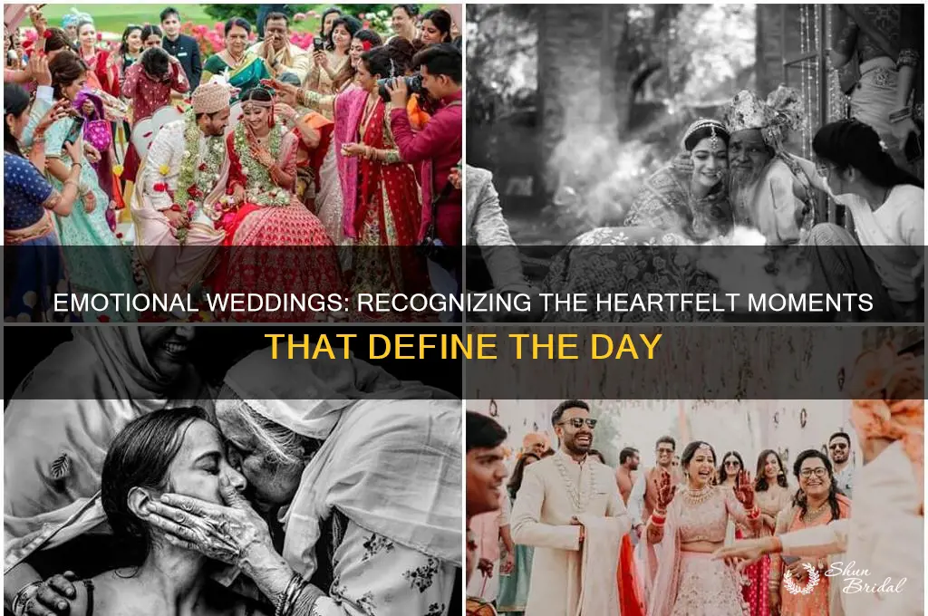 how do you know a wedding is really emotional