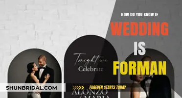 Is Your Wedding Formal? Key Signs to Look For