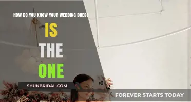 Finding Your Dream Wedding Dress: Signs It's The One