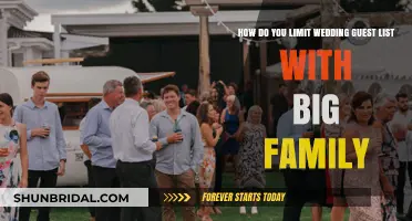 Managing Big Families: Smart Strategies to Trim Your Wedding Guest List