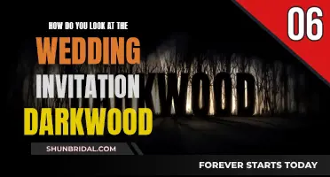 Exploring the Darkwood Wedding Invitation