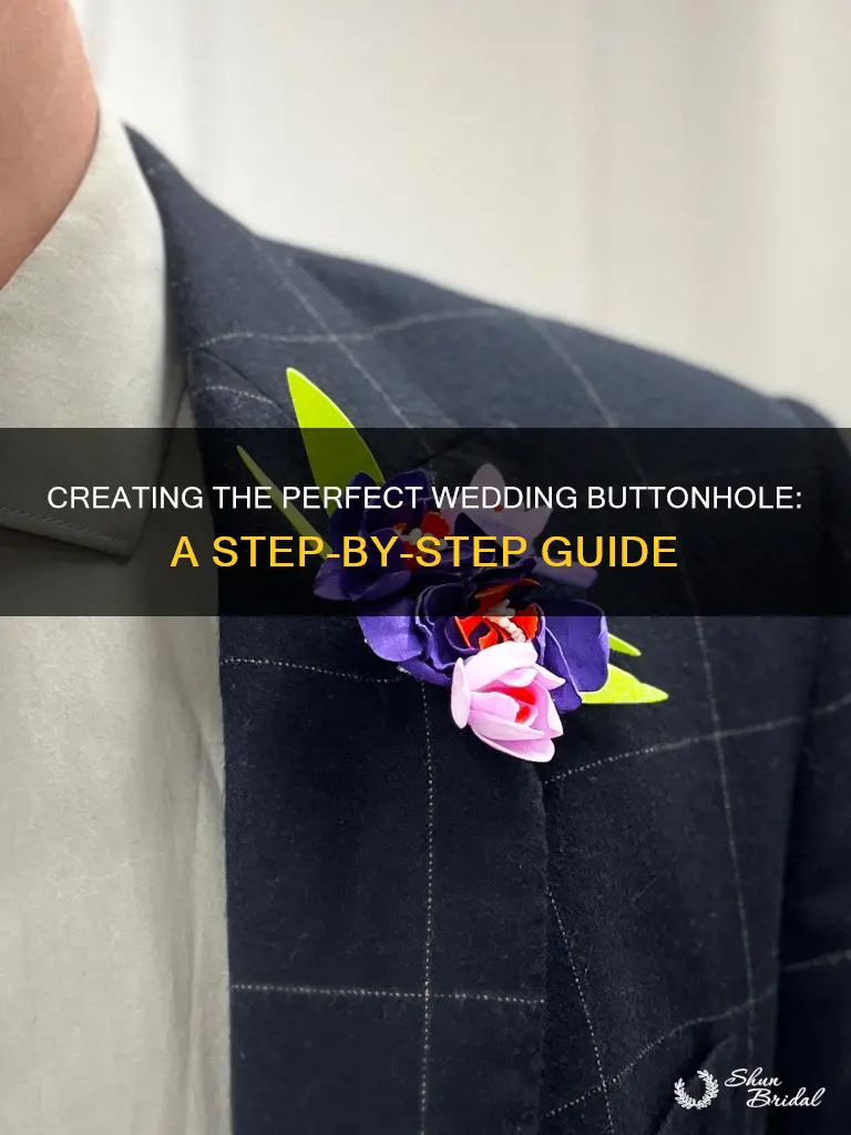 how do you make a buttonhole for a wedding