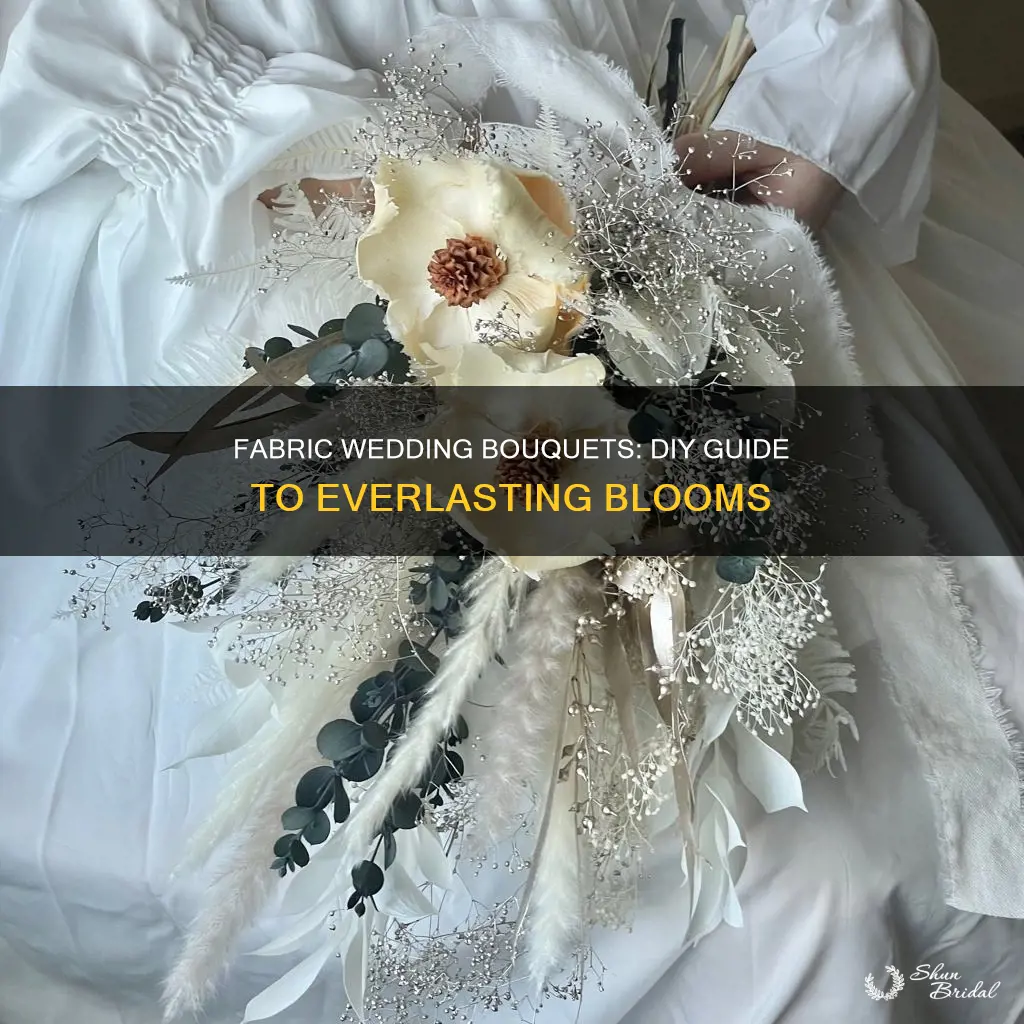 how do you make a fabric wedding bouquet