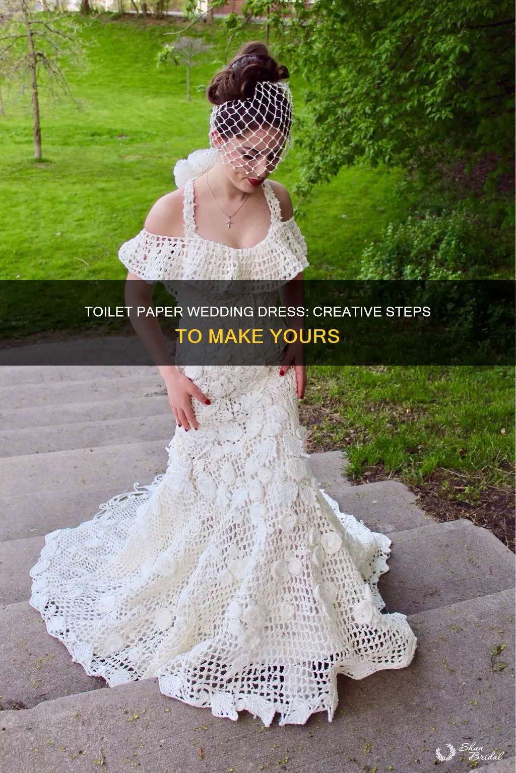 how do you make a toilet paper wedding dress