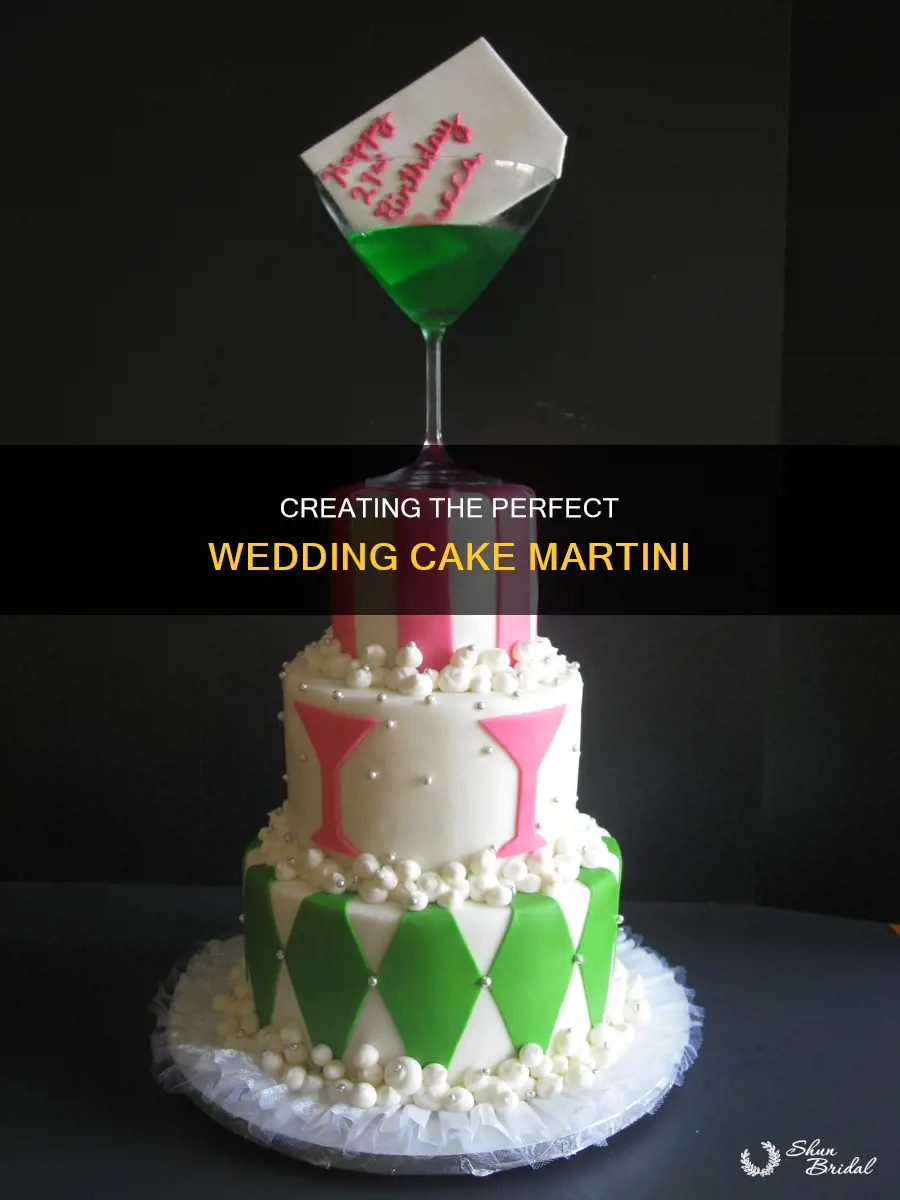 how do you make a wedding cake martini