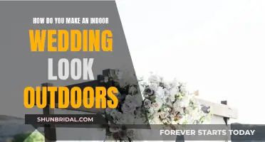 Transforming Indoor Weddings to Look Like Outdoor Ceremonies