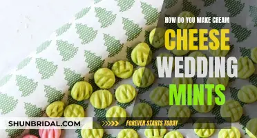 Creating Cream Cheese Wedding Mints: A Step-by-Step Guide