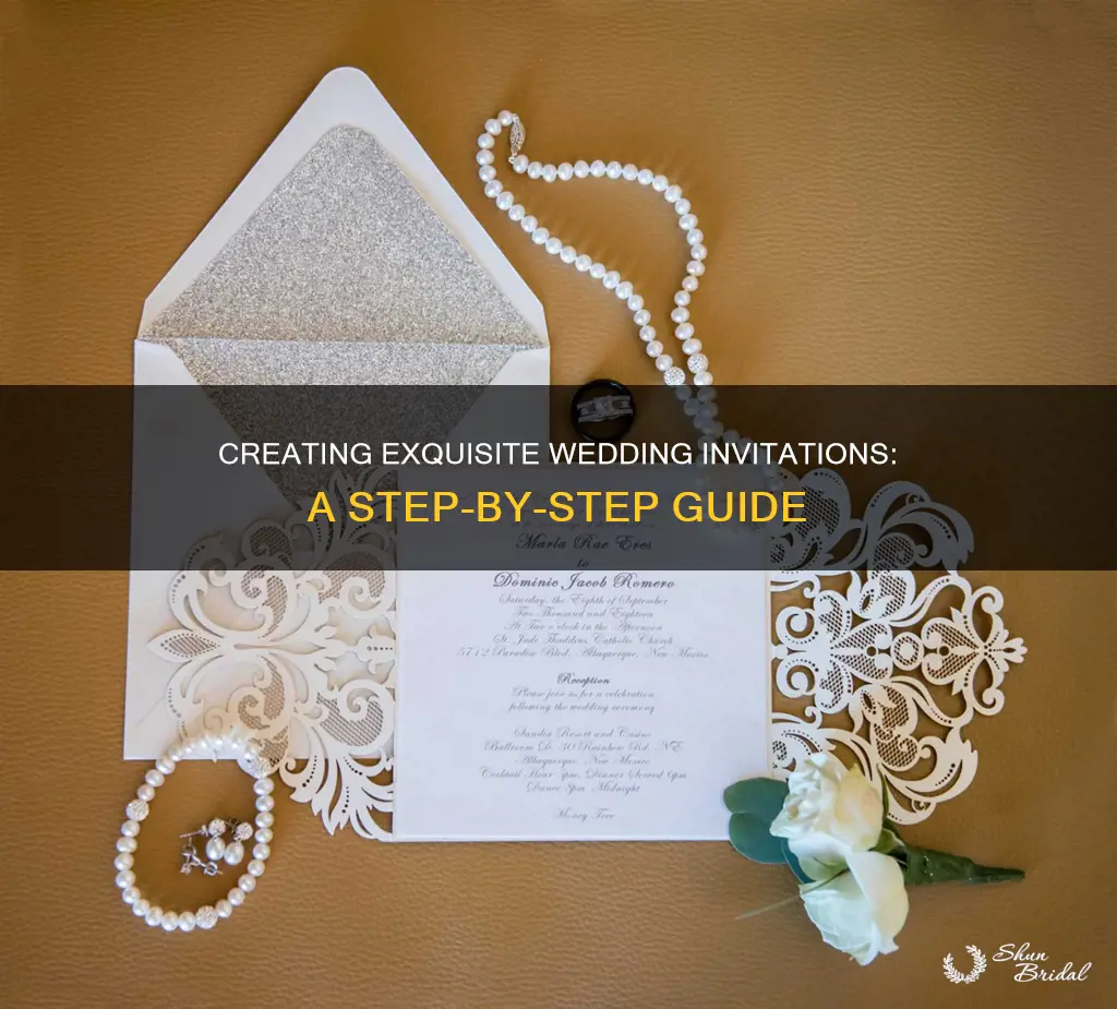 how do you make elegant wedding invitations