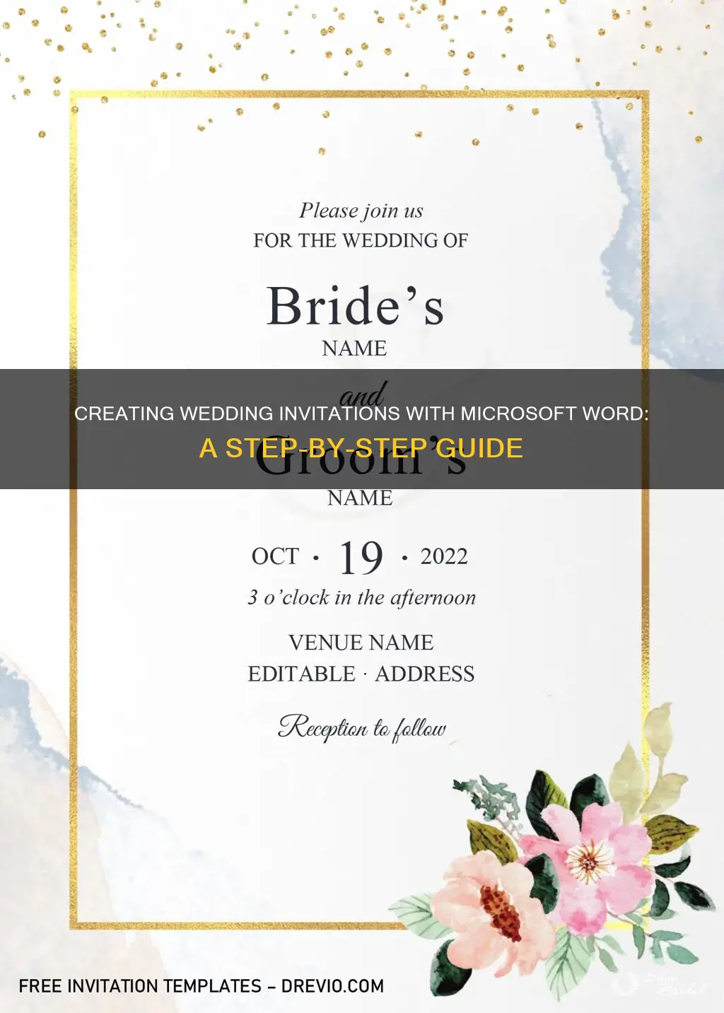 how do you make wedding invitations on microsoft word