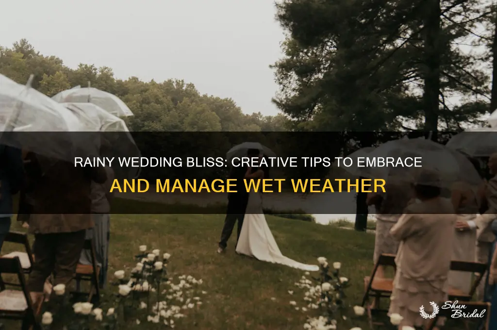 how do you manage rain on your wedding day