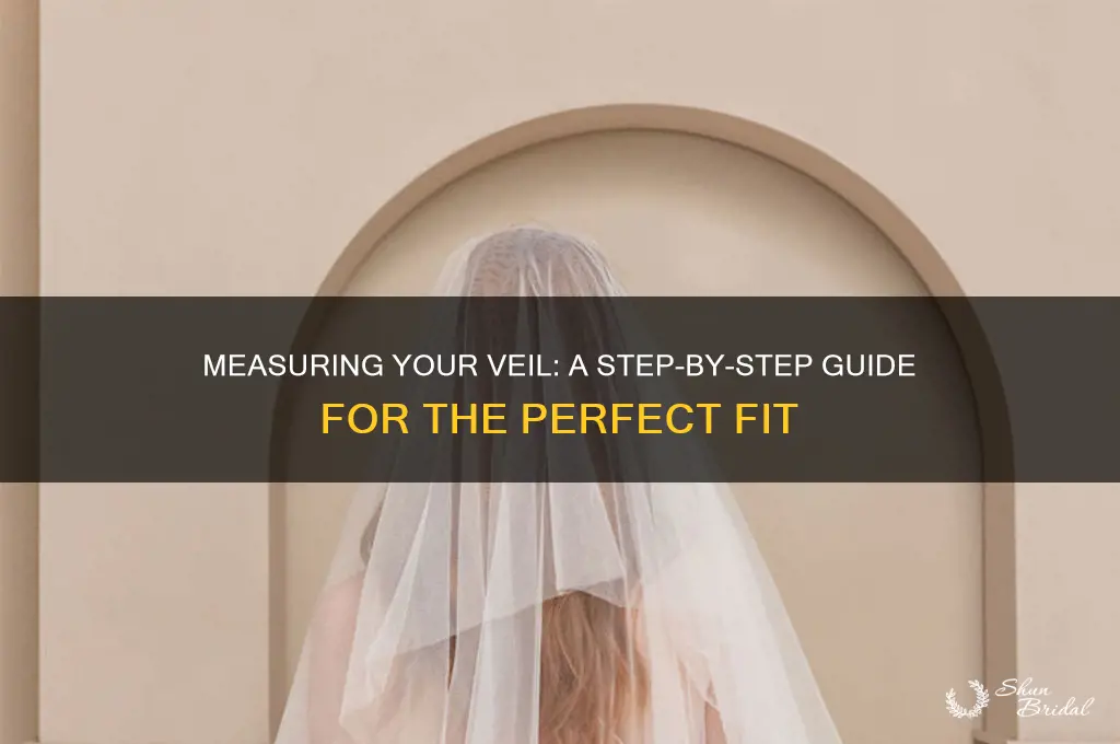 how do you measure a veil