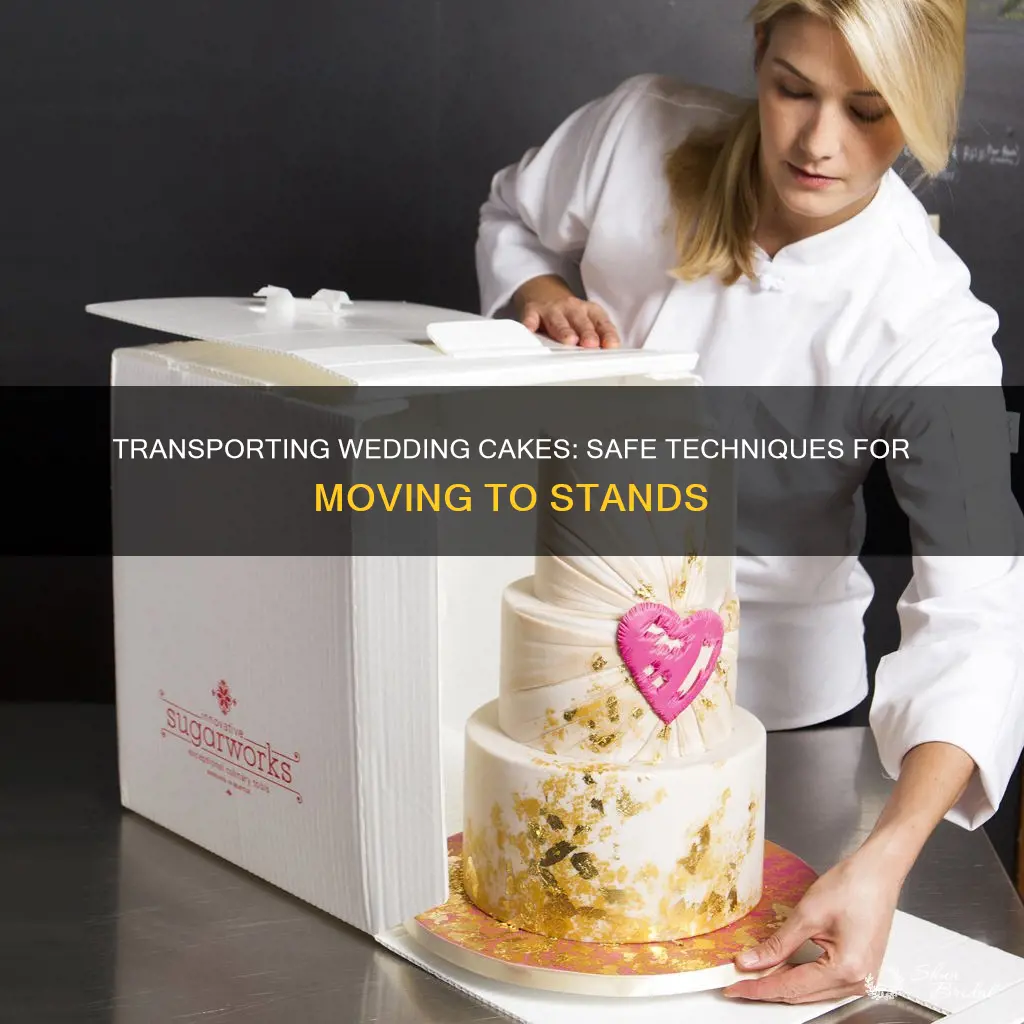 how do you move wedding cake to stand