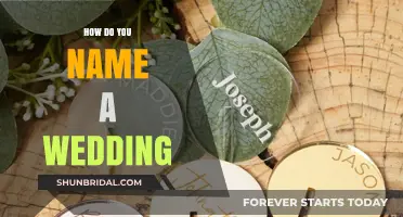 Creative Ways to Name Your Wedding: Personalized Themes and Ideas