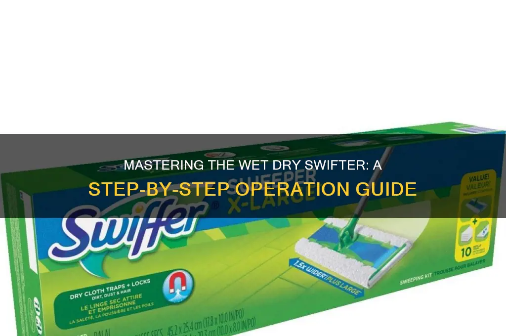how do you operate a wed dry swifter