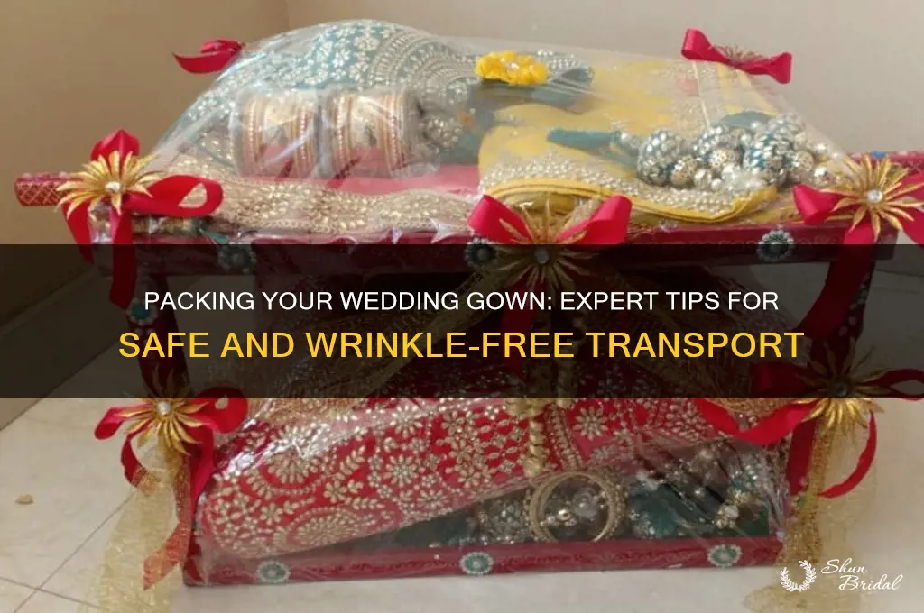 how do you pack a wedding gown