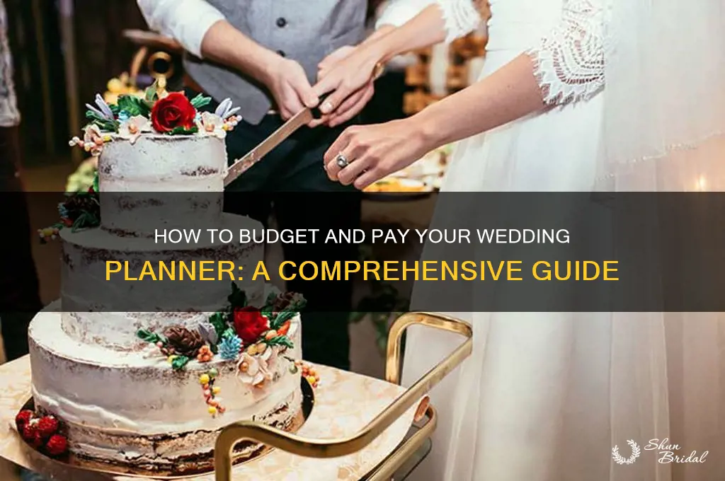 how do you pay a wedding planner