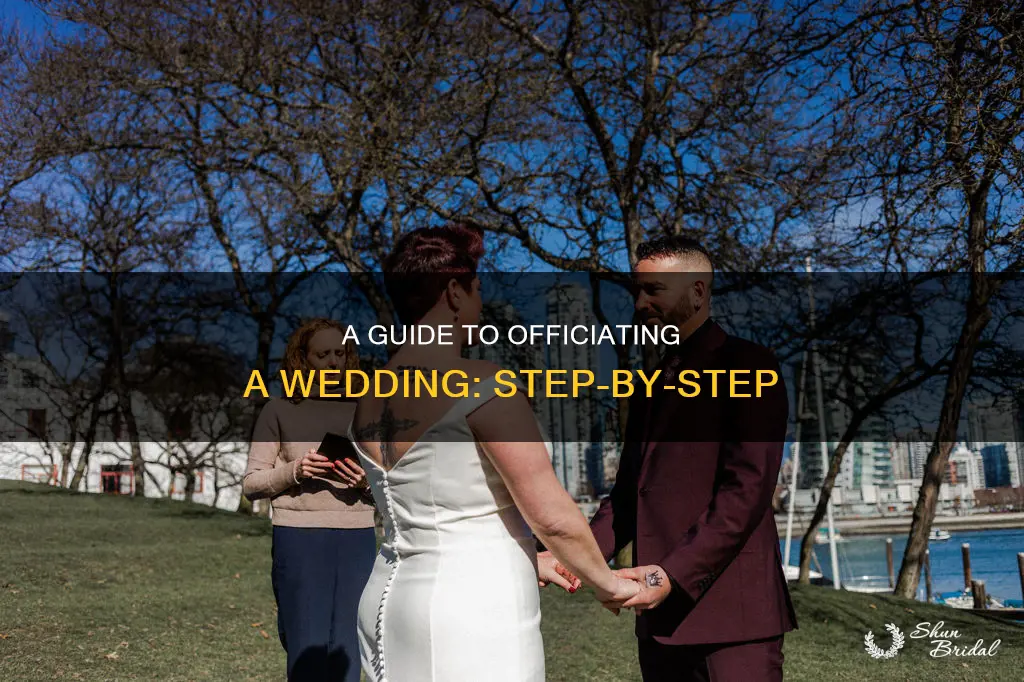 how do you perform a wedding