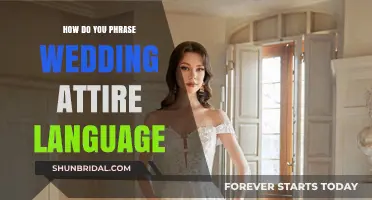Elegant Wedding Attire Phrasing: Crafting Clear and Stylish Dress Code Language