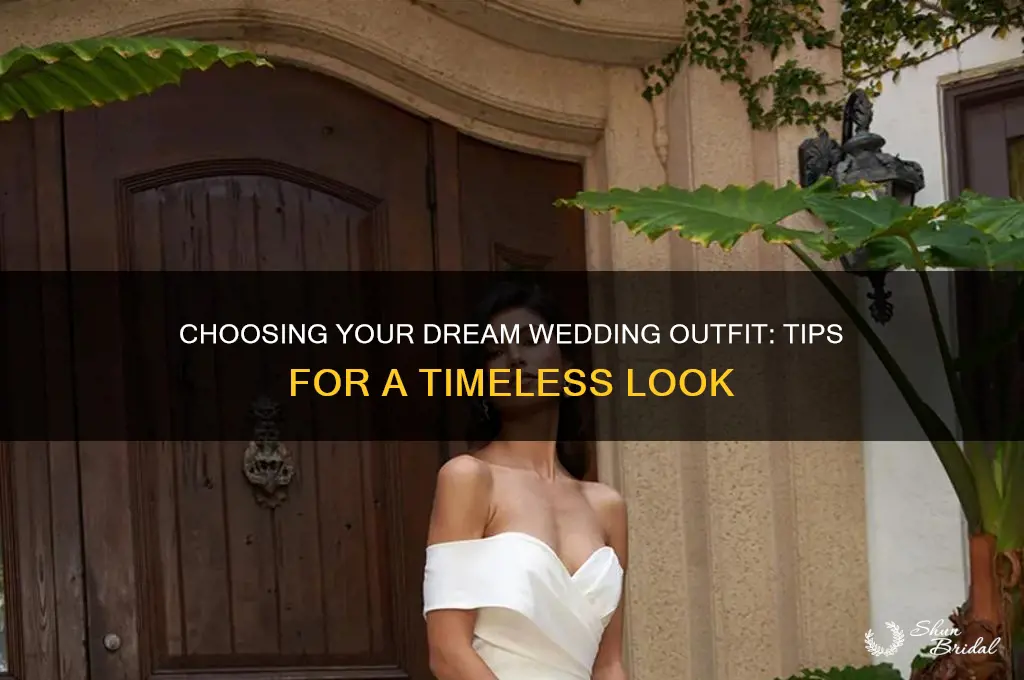 how do you pick the perfect wedding outfit
