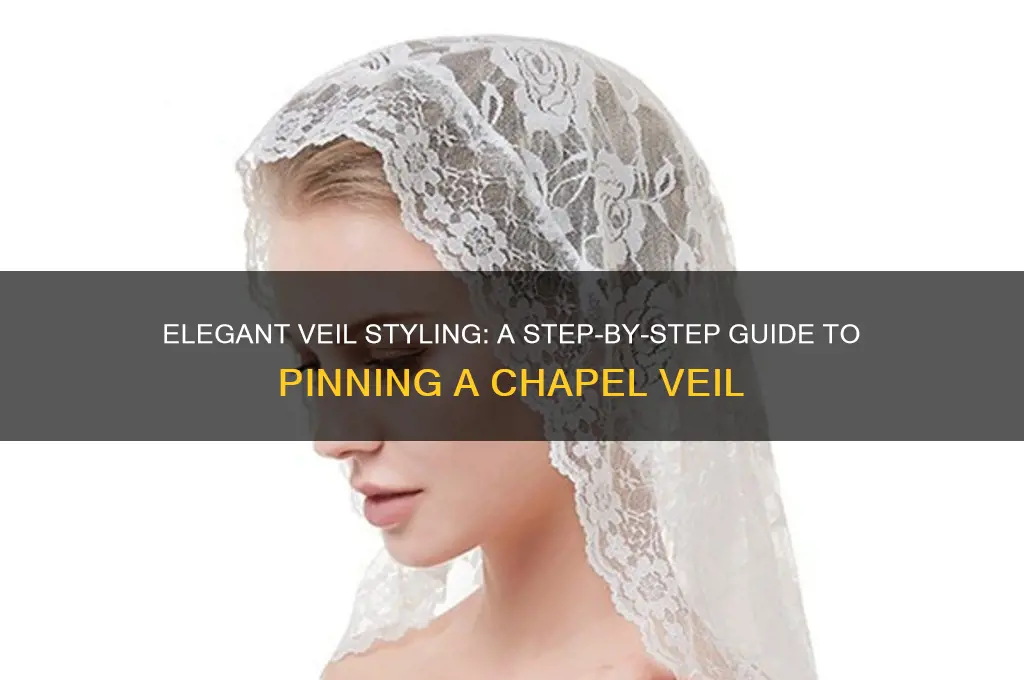 how do you pin a chapel veil