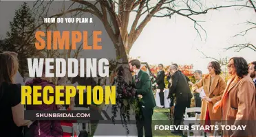 A Guide to Planning Your Perfect Simple Wedding Reception