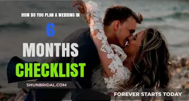 Quick Start: Your 6-Month Wedding Planning Checklist