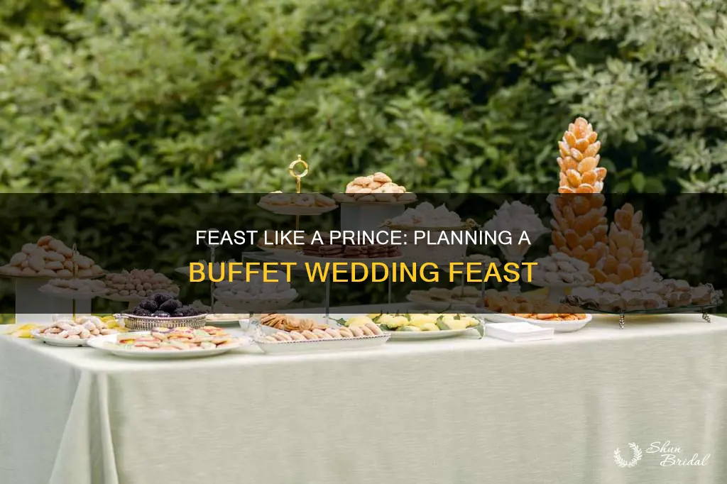 how do you plan for food for a buffet wedding