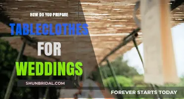 Elegant Wedding Tablecloth Preparation: Tips for a Flawless Reception Setup