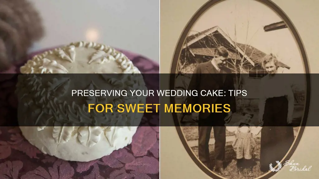 how do you preserve wedding cake