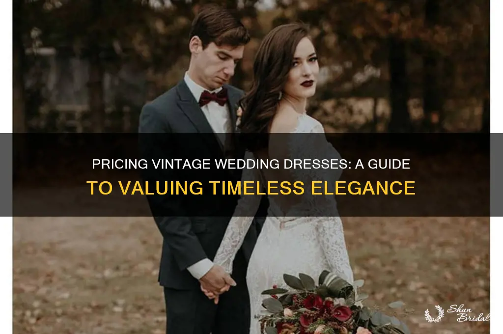 how do you price an older wedding dreww