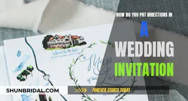 Include Clear Directions: Wedding Invitation Etiquette