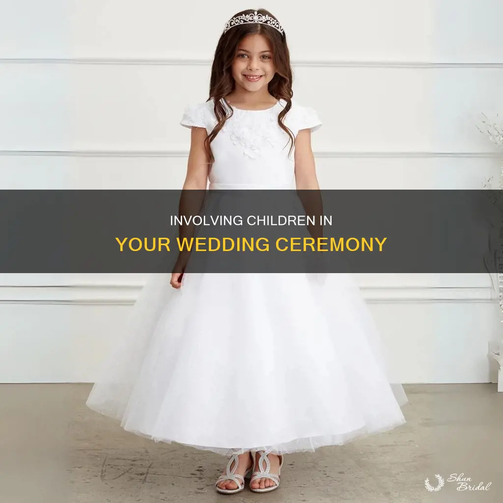 how do you put kids in wedding