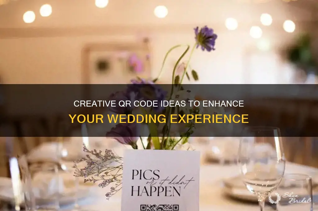 how do you qr code for weddings