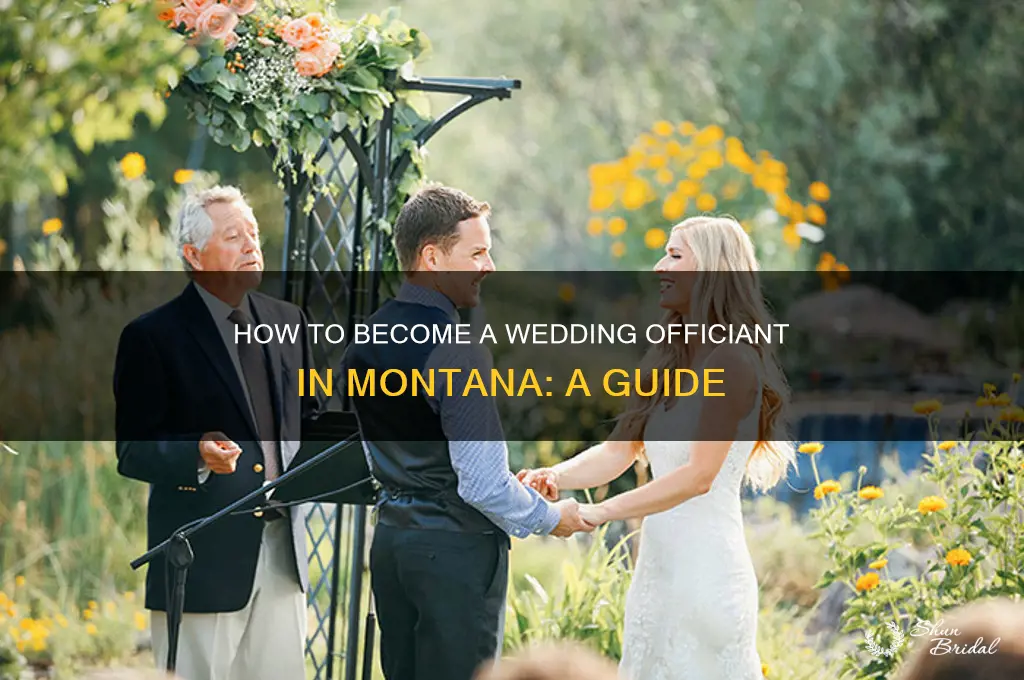how do you qualify to preform weddings in montana
