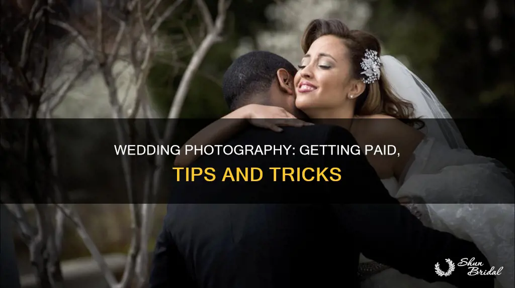 how do you receive money from wedding photography clients