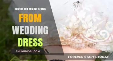 Wedding Dress Stain Removal: Tips and Tricks