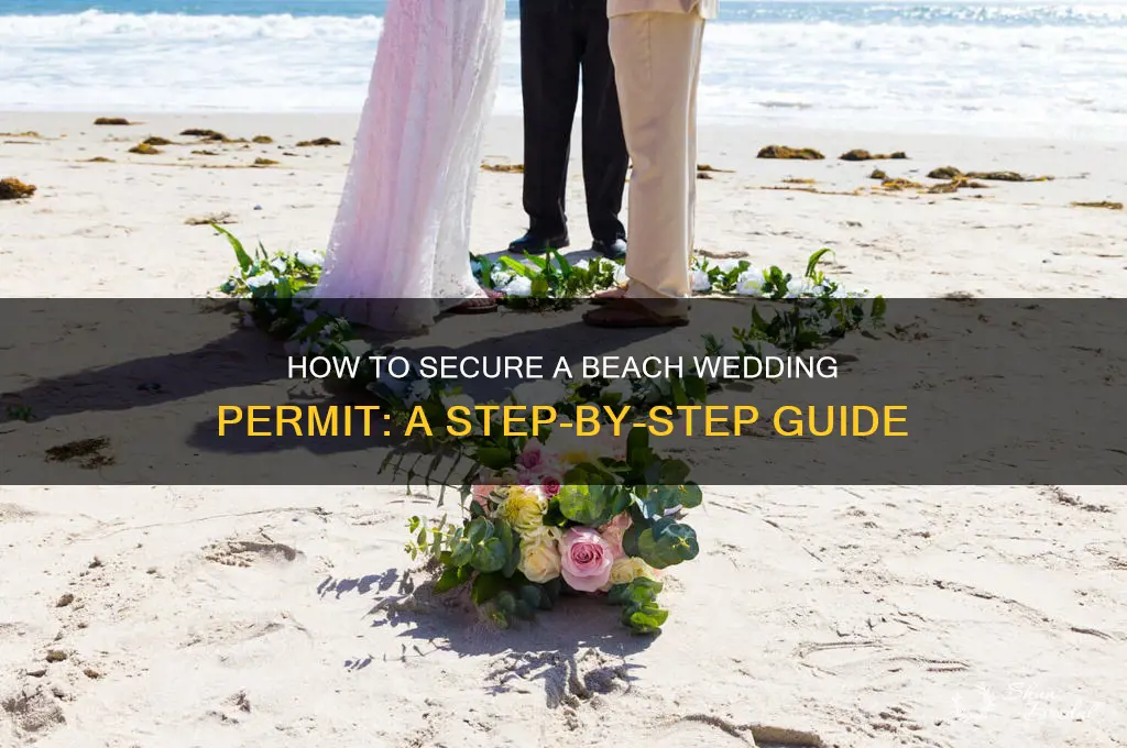 how do you requset a beach wedding permit
