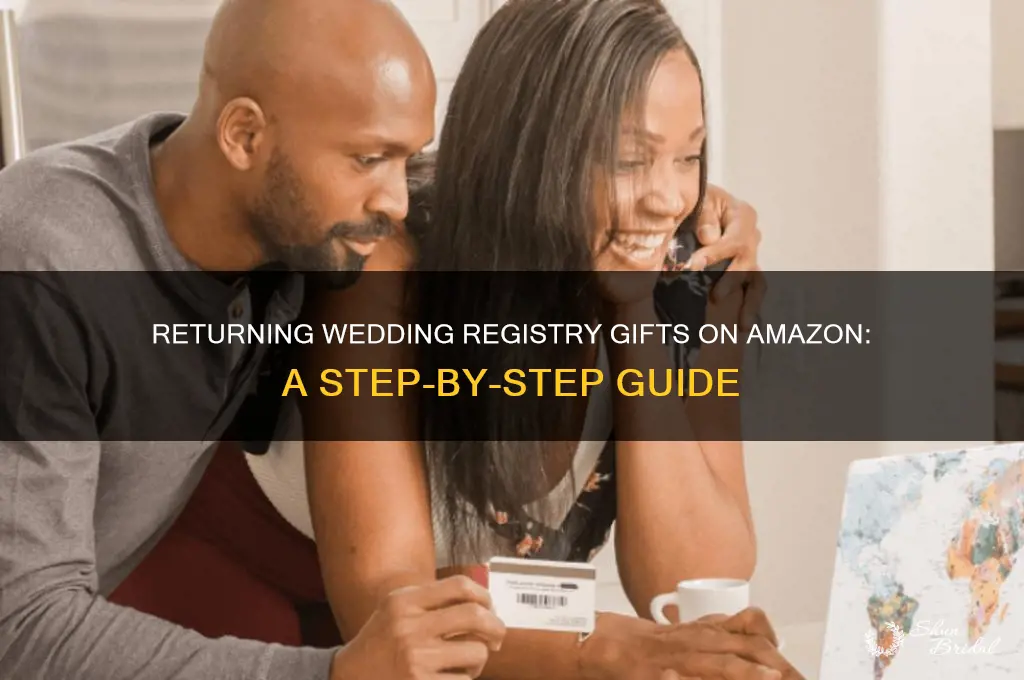 how do you return wedding registry gifts on amazon
