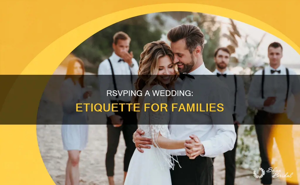 how do you rsvp a family to a wedding