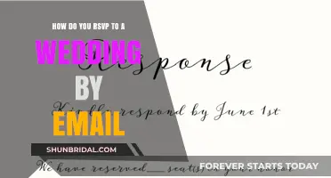 RSVPing to a Wedding: Email Etiquette