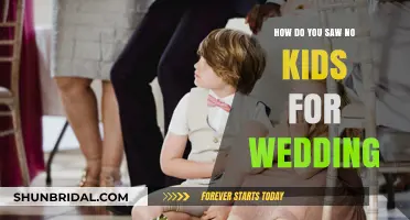 Child-Free Wedding Etiquette: How to Graciously Say No to Kids