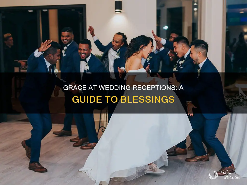 how do you say grace at a wedding reception