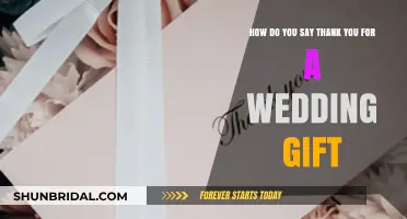 Expressing Gratitude: Perfect Ways to Say Thank You for Wedding Gifts